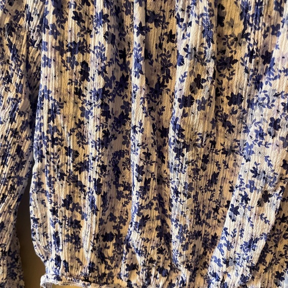 Dynamite Off-Shoulder Long Sleeve Floral Shirt - Picture 3 of 5